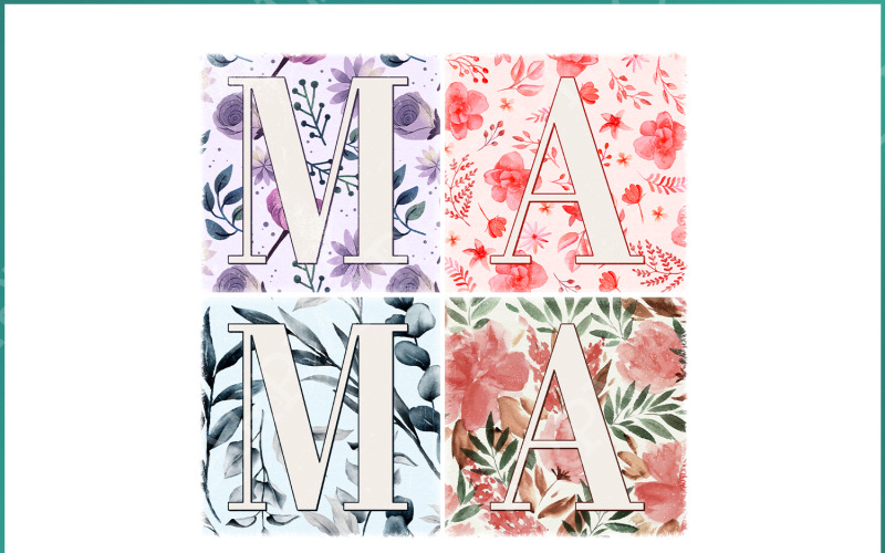 Retro Boho Mama PNG, Floral Mama Sublimation Design, Spring Mother's Day PNG, Faux Sequins, Boho Illustration