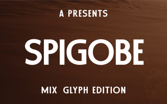 Spigobe - Font Mix Glyphs Edition