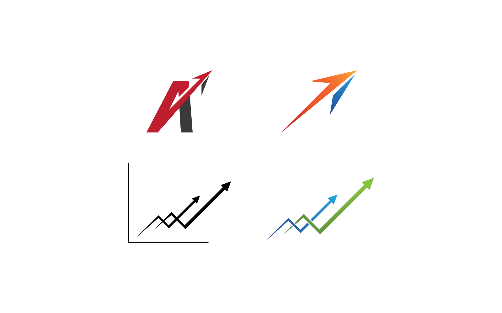 Arrow design illustration logo icon vector template
