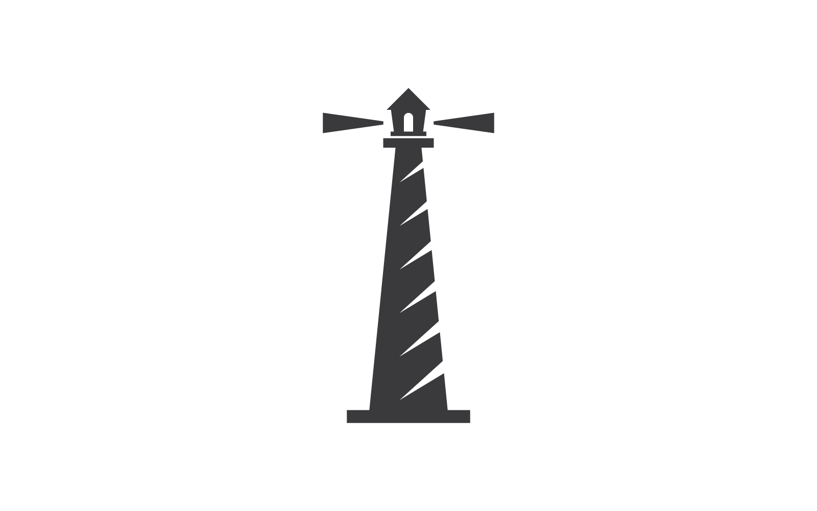 Illustration de la maison légère Logo Vector Design