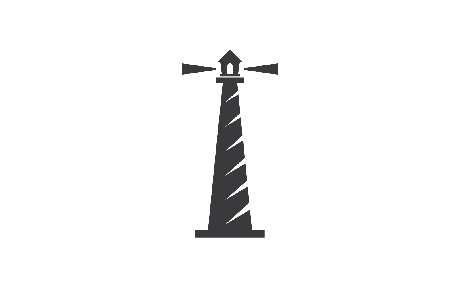 Light House illustration Logo Vector Design