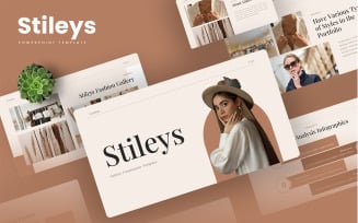 Stileys – Fashion PowerPoint Template