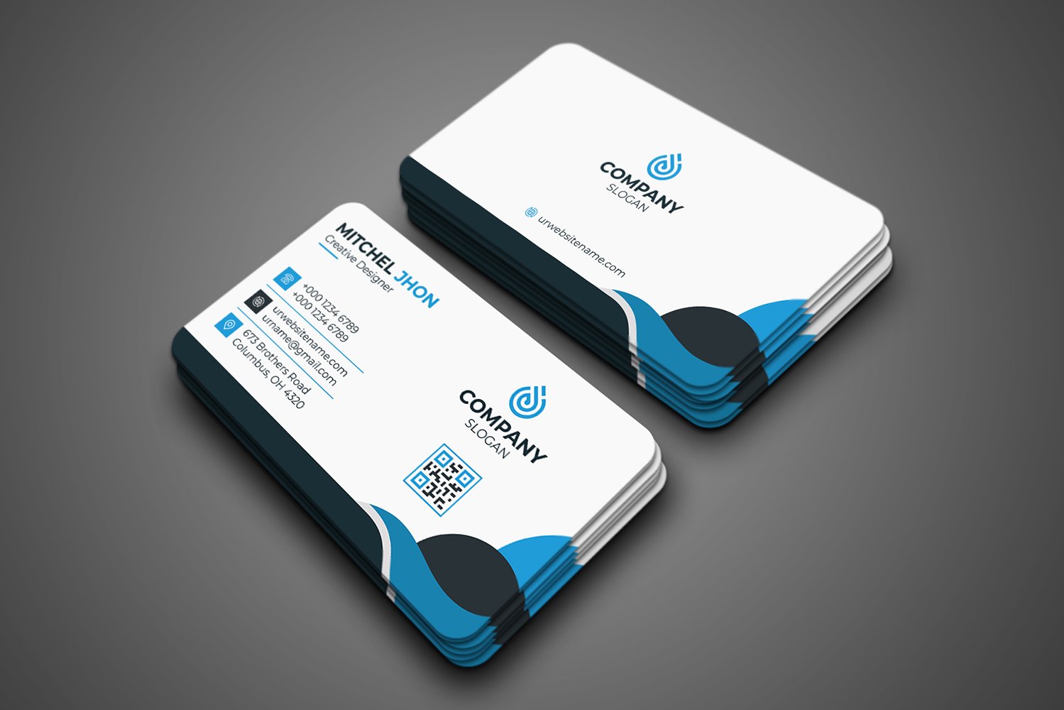 Template #409978 Business Blue Webdesign Template - Logo template Preview