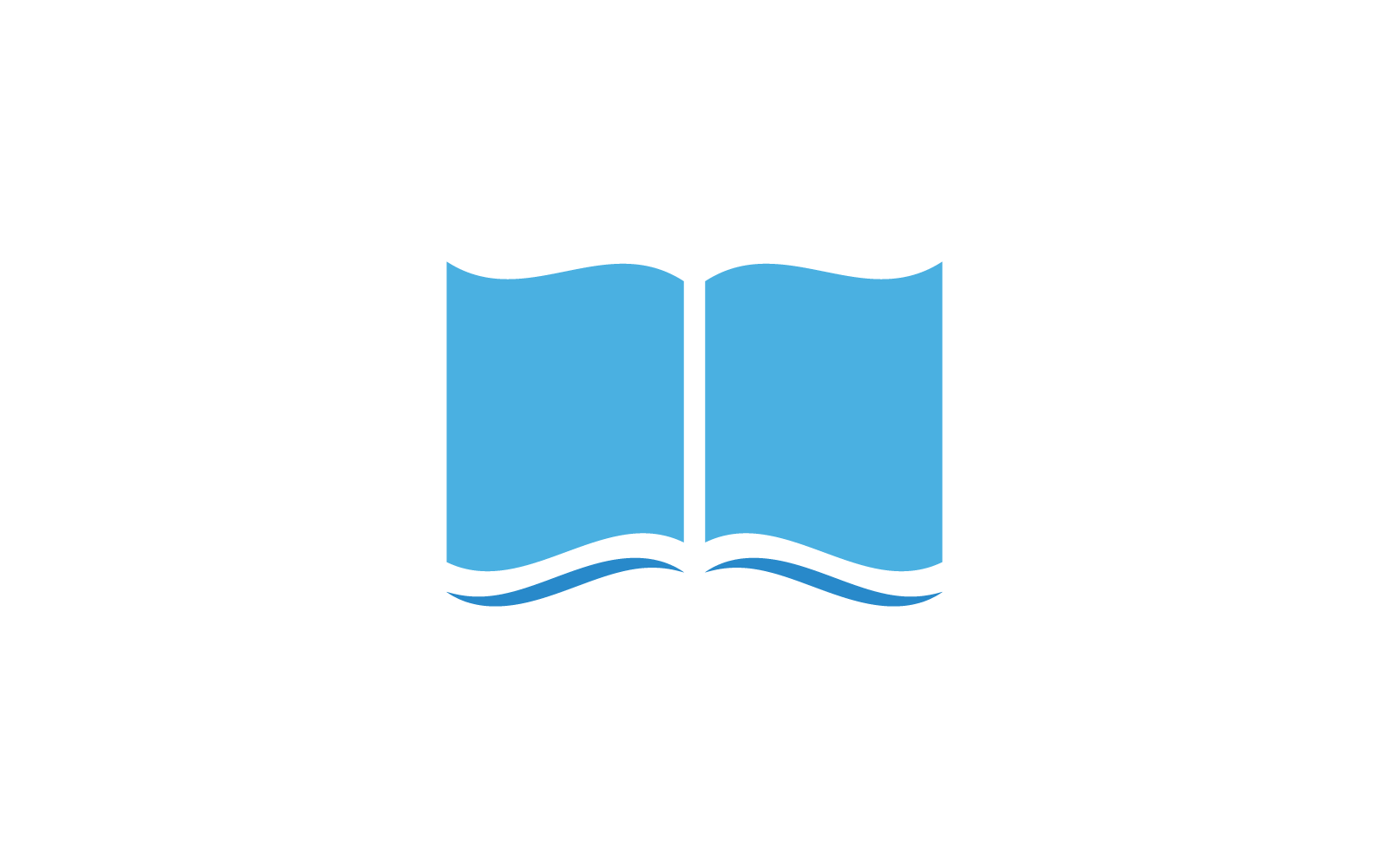 Boek onderwijs Logo pictogram vector ontwerp