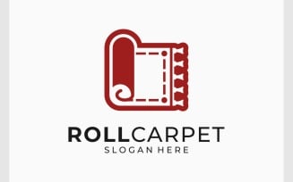 Carpet Floor Textile Roll Logo