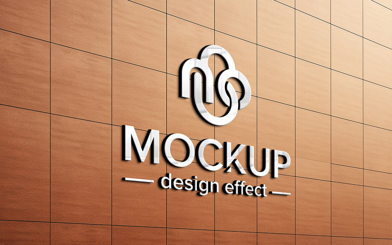 Facade sign building logo mockup psd Product Mockup