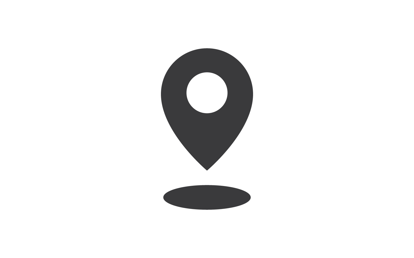 Pin location , Location point sign and symbol Logo vector template