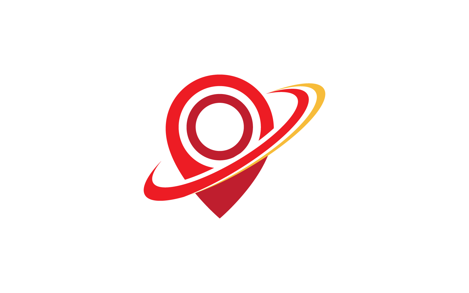 Pin-Standort, Standortpunkt-Zeichensymbol, Logo-Vektorvorlage