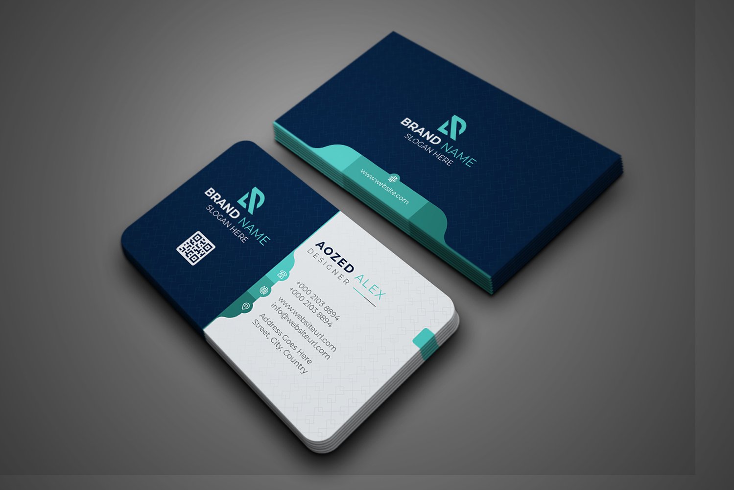 Template #410076 Business Blue Webdesign Template - Logo template Preview