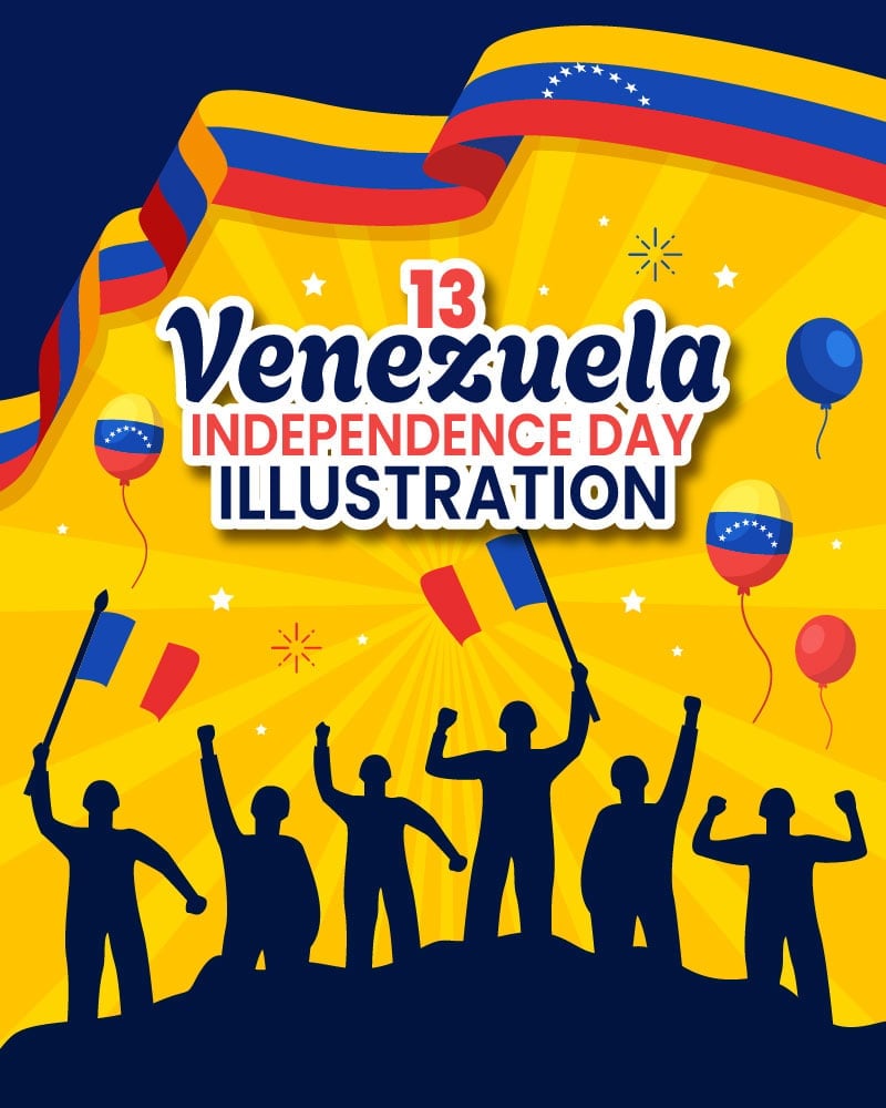 Template #410082 Venezuela Day Webdesign Template - Logo template Preview