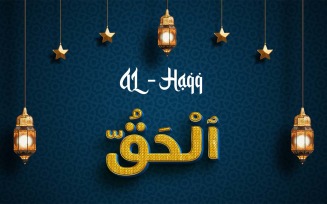 Creative AL-HAQQ Brand Logo Design