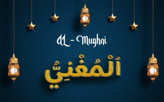 Creative AL-MUGHNI Brand Logo Design