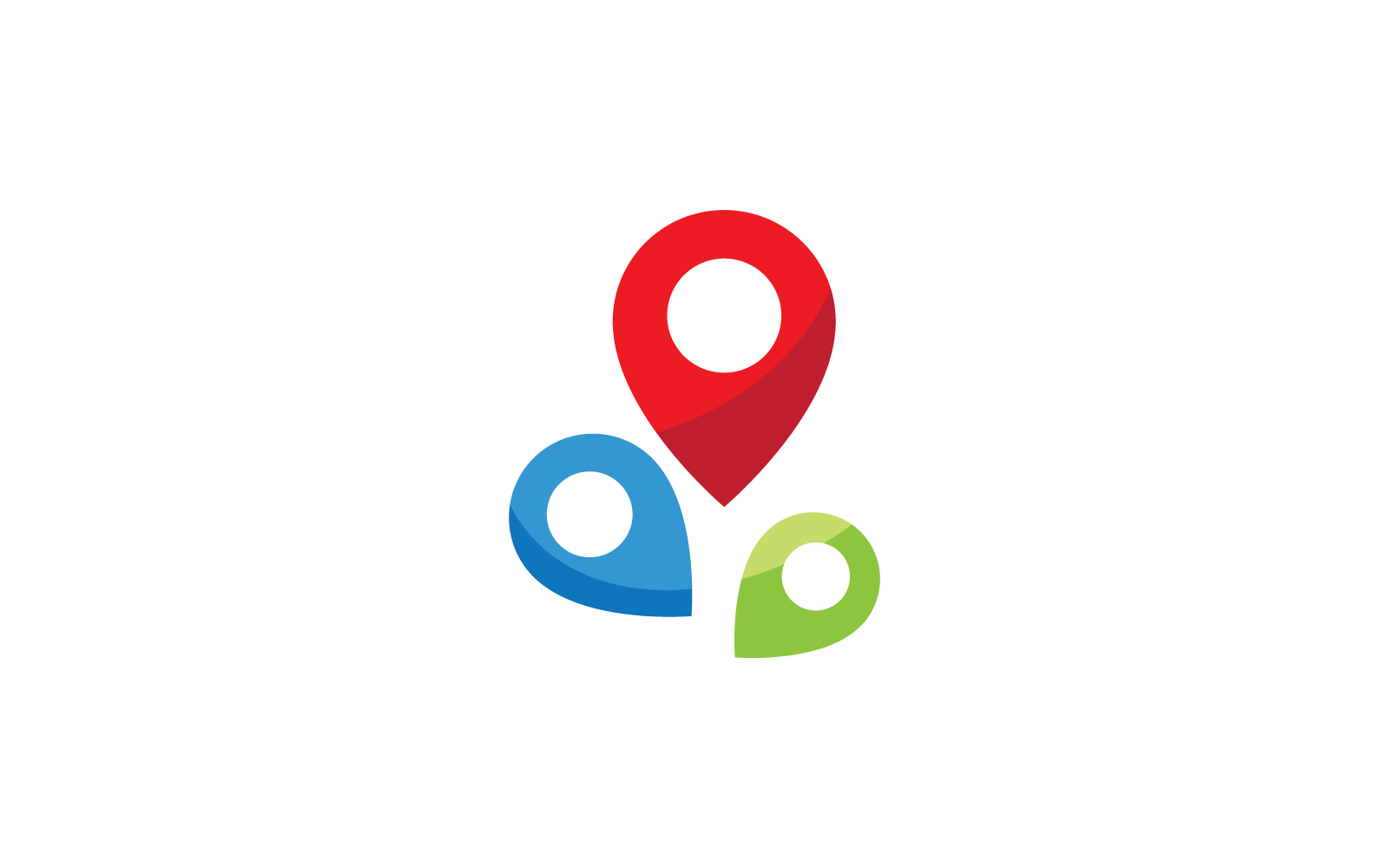 Posizione del perno, segno del punto di posizione e simbolo del modello di logo