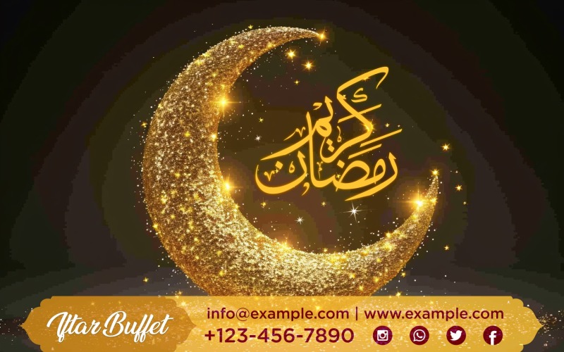 Ramadan Iftar Buffet Banner Design Template 76 Social Media