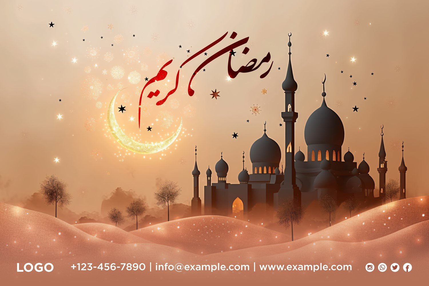 Kit Graphique #410251 Ramadan Kareem Divers Modles Web - Logo template Preview