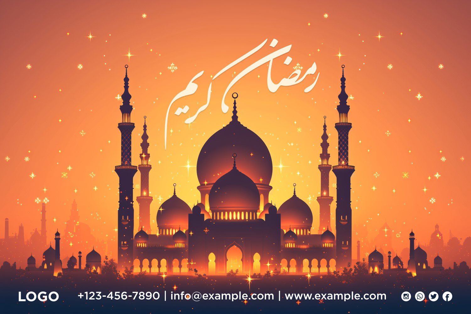 Kit Graphique #410260 Ramadan Kareem Divers Modles Web - Logo template Preview