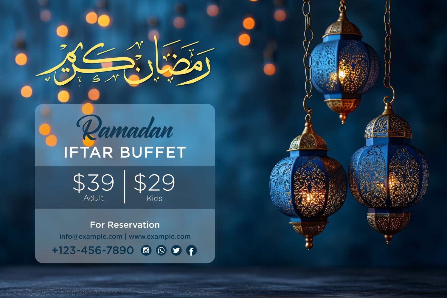 Kit Graphique #410284 Ramadan Kareem Divers Modles Web - Logo template Preview