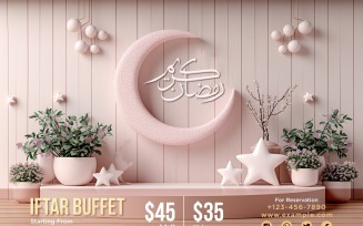 Ramadan Iftar Buffet Banner Design Template 102