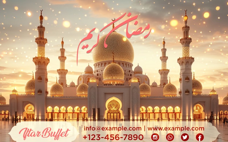 Ramadan Iftar Buffet Banner Design Template 139 Social Media