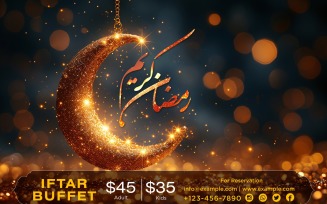 Ramadan Iftar Buffet Banner Design Template 154