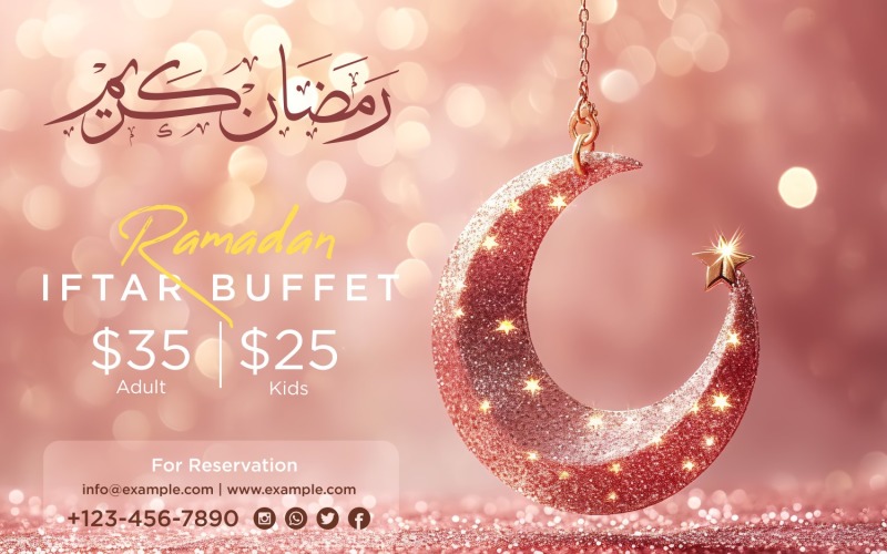 Ramadan Iftar Buffet Banner Design Template 157 Social Media