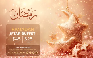 Ramadan Iftar Buffet Banner Design Template 161