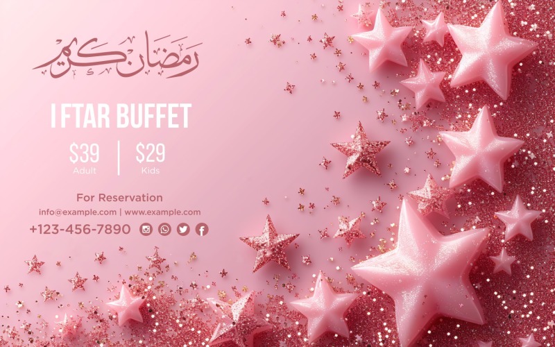 Ramadan Iftar Buffet Banner Design Template 97 Social Media