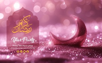 Ramadan Iftar Party Banner Design Template 119