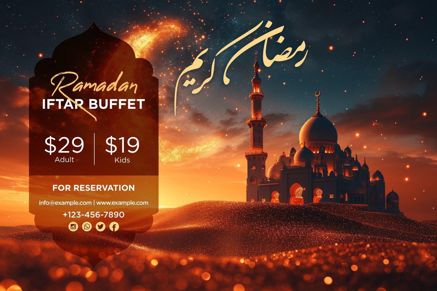 Kit Graphique #410354 Ramadan Kareem Divers Modles Web - Logo template Preview