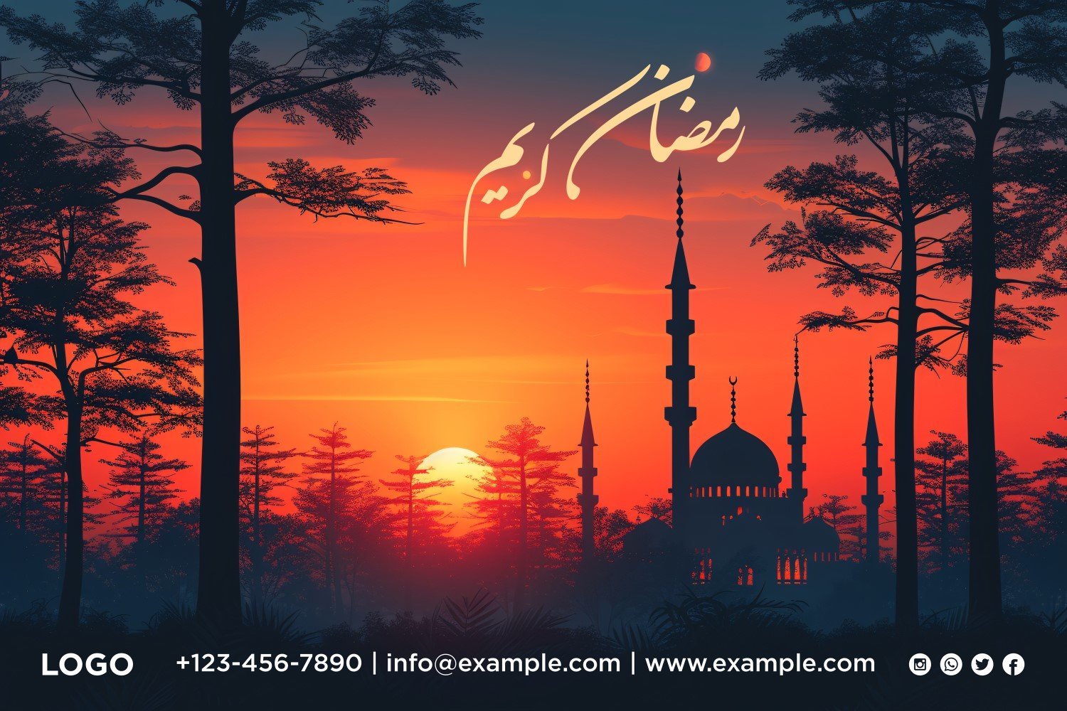Kit Graphique #410364 Ramadan Kareem Divers Modles Web - Logo template Preview
