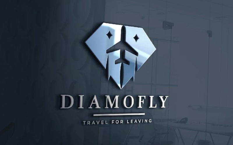 Diamond Fly Travel Professional Logo Logo Template