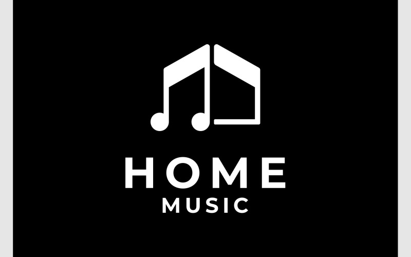 Home Music House Musical Logo Logo Template
