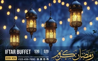 Ramadan Iftar Buffet Banner Design Template 178