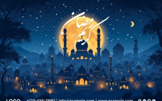 Ramadan Kareem Banner Design Template 188