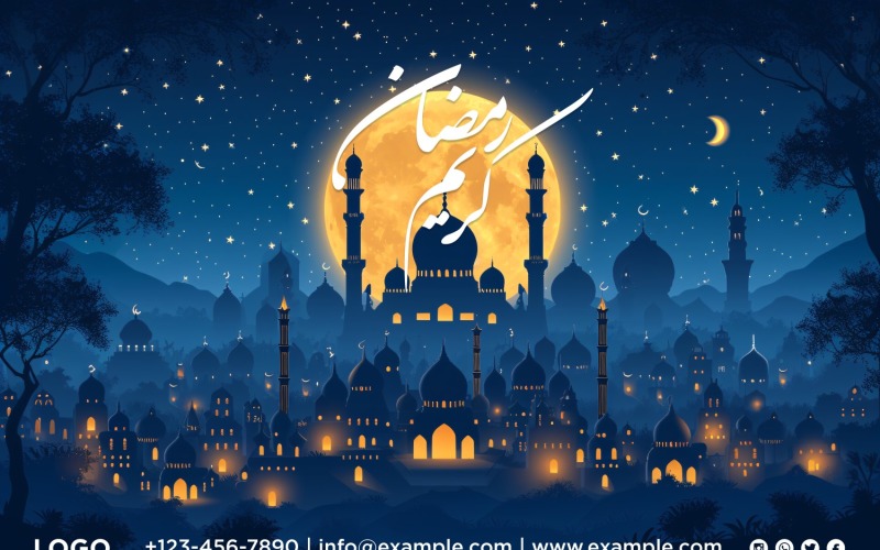 Ramadan Kareem Banner Design Template 188 Social Media