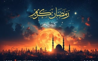 Ramadan Kareem Banner Design Template 220