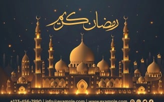 Ramadan Kareem Banner Design Template 227