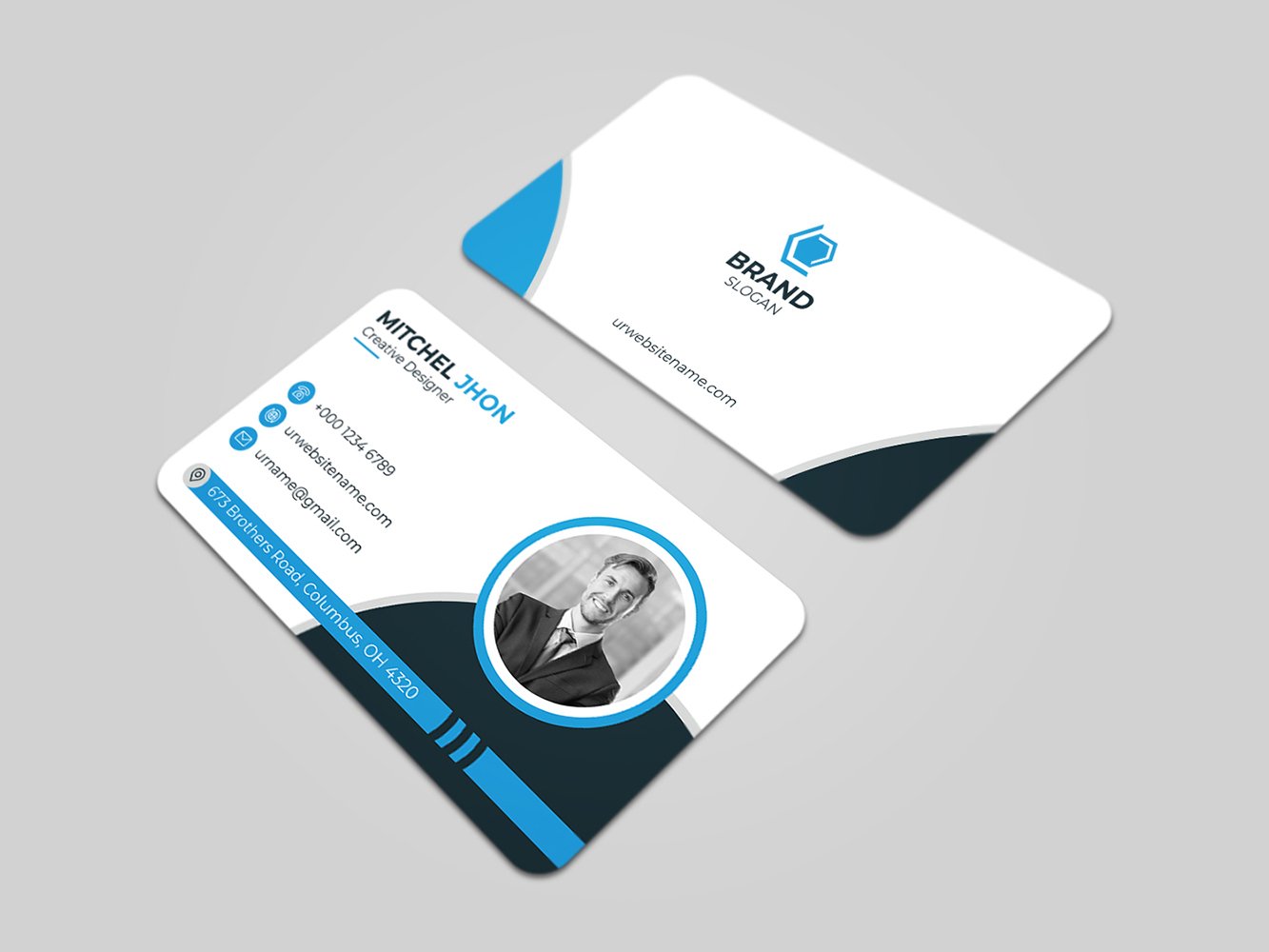 Template #410480 Business Blue Webdesign Template - Logo template Preview