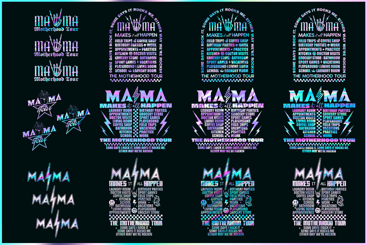 Kit Graphique #410514 Funny Mama Divers Modles Web - Logo template Preview