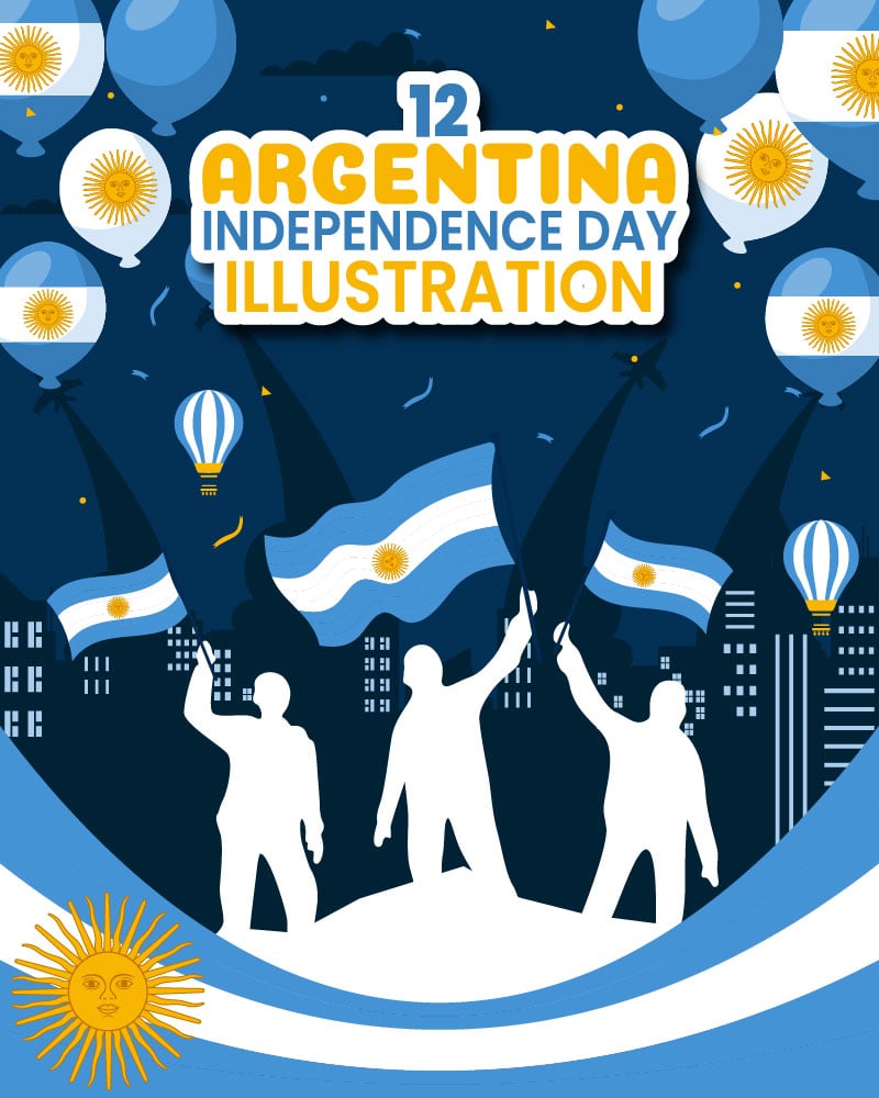 Kit Graphique #410549 Argentina Jour Web Design - Logo template Preview