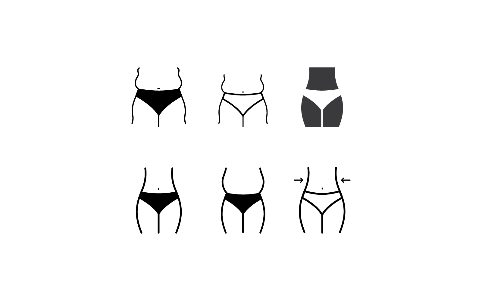 Gewichtsverlies vector illustratie sjabloon plat ontwerp