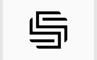 Letter S or SS Minimalist Logo