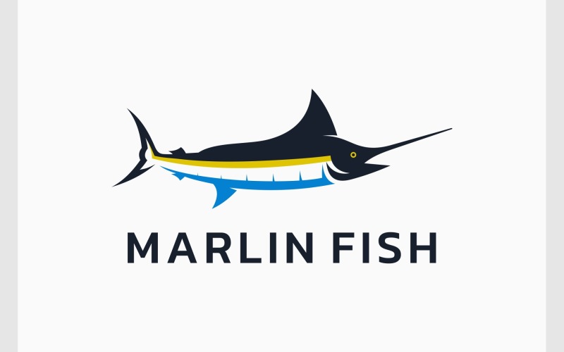 Marlin Swordfish Fishing Logo Logo Template