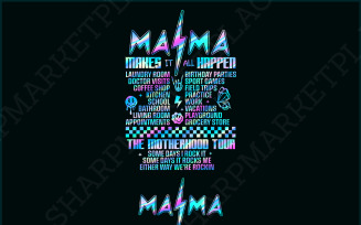 Motherhood PNG, Some Days I Rock It png, Mama lighting bold png, Mama Funny Tour Png, Mother's Day