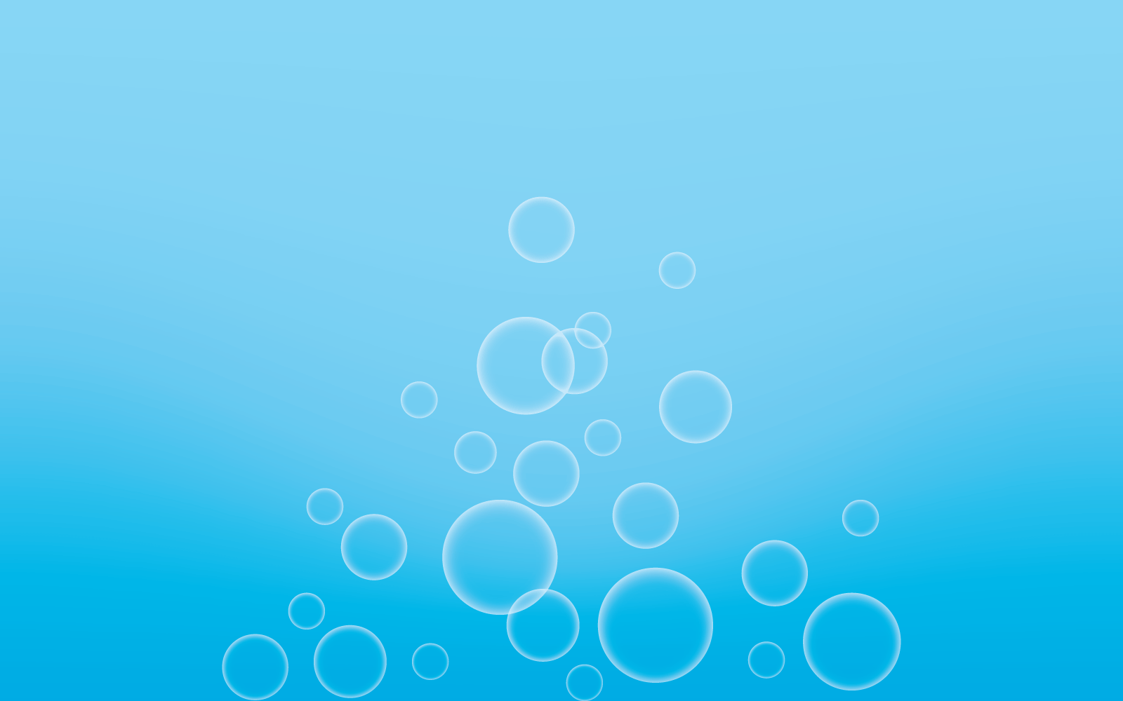 Natural realistic water bubble design illustration template