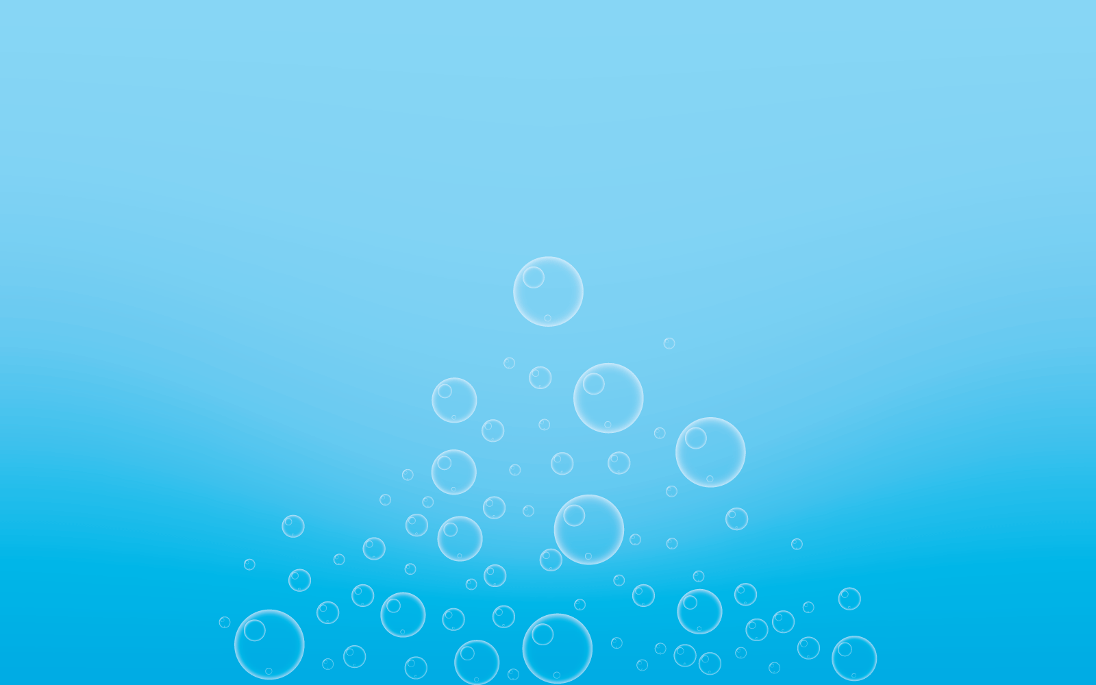Natural realistic water bubble illustration template