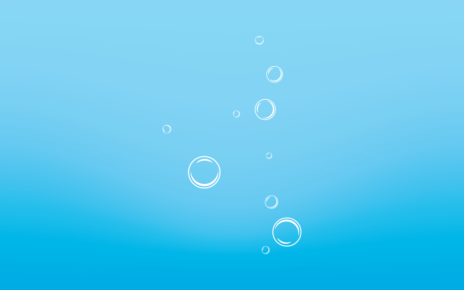 Natural realistic water bubble vector illustration design