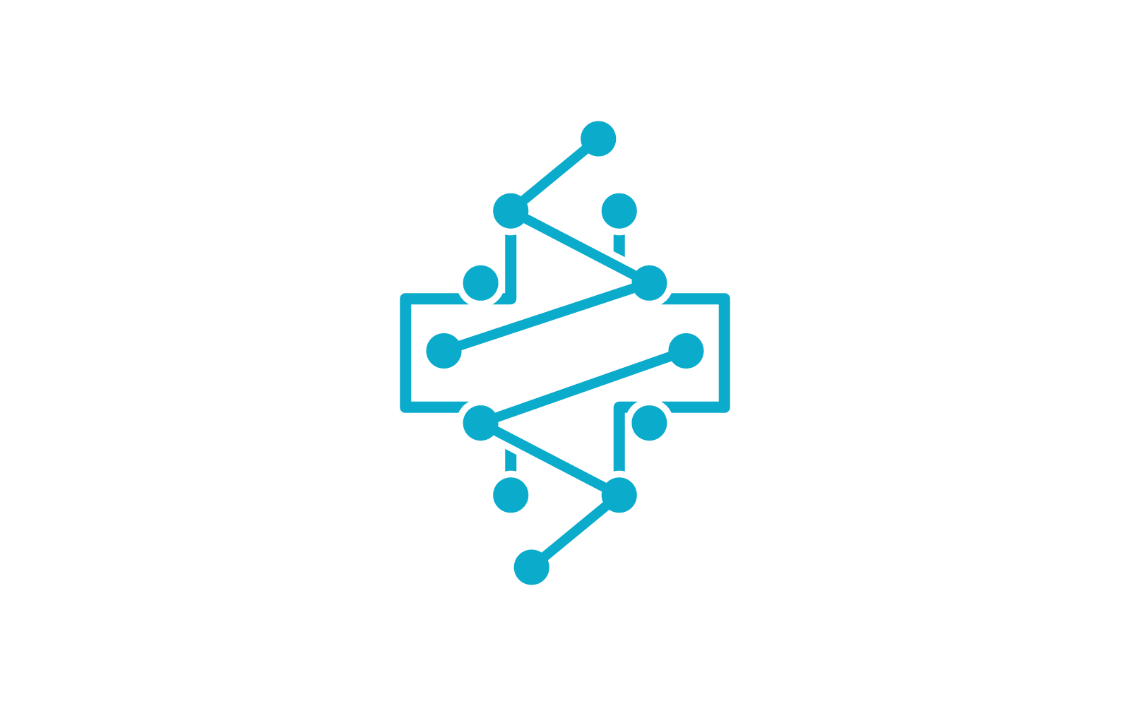 Disegno vettoriale dell&amp;#39;icona dell&amp;#39;illustrazione del logo del DNA