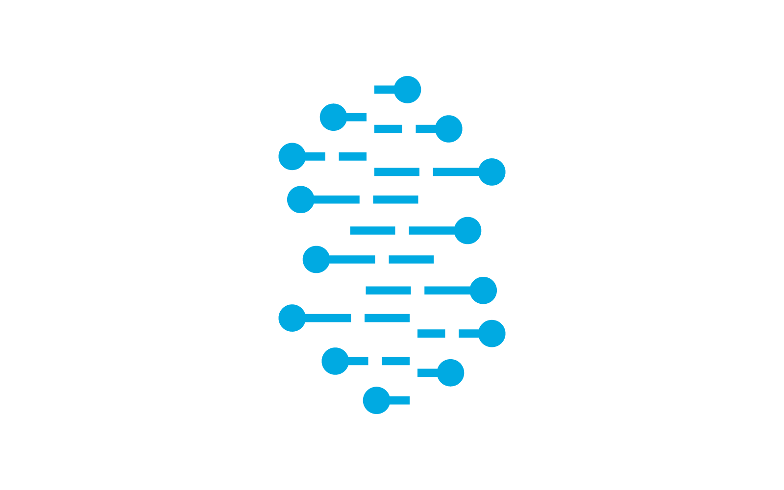 DNA illustration logo illustration design vector template