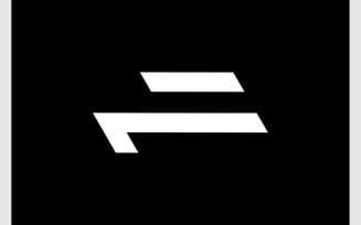 Letter F Minimal Modern Logo